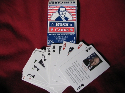 carefully stacked deck