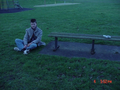 It's good to sit near a bench here.