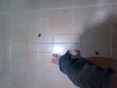 There I am, mid-hop, which I screwed up next hop because of trying to take this. 