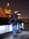 Rooftop visitor