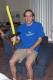 Unbirthday Boy Brandishes Balloon Sword