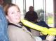 Guest brandishes balloon dagger.