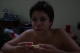 Young Female Homo sapien sapiens eating