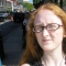 The time traveler, squinting unattractively into the sun