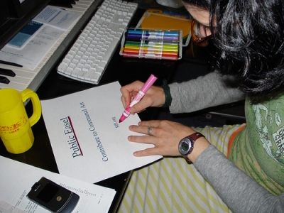 Preparing Our Easel At Home