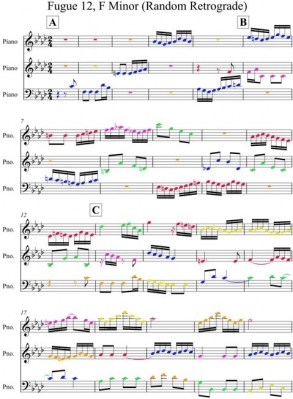 Chance Operations & Random Retrogrades, Listening Example #5 (1/5)