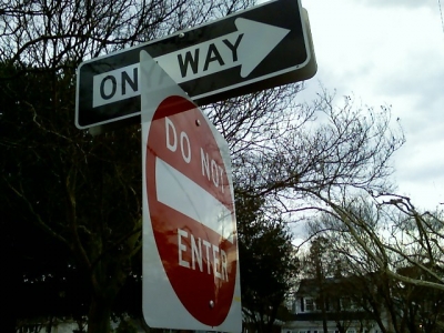 Stop and turn around