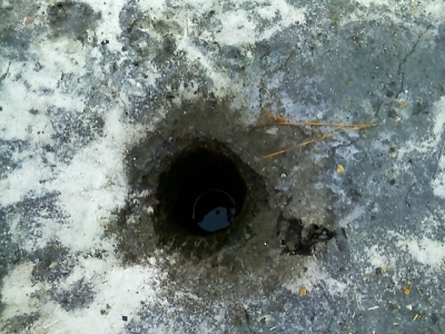 Suspicious hole