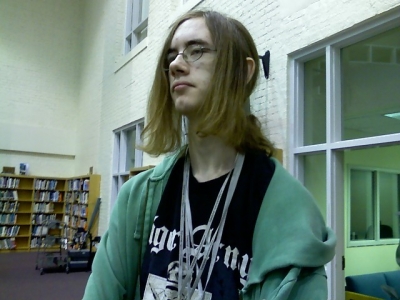 He's trying to look distinguished