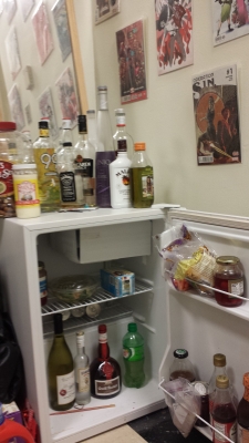 Full view of fridge