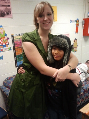 My roommate and I.