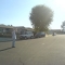 Stretching it out... (Jared's in back o the green van)