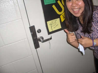 The first one is hung!