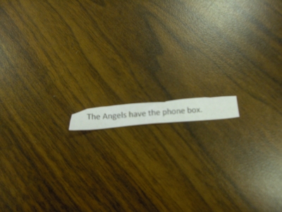 The Angels have the phonebox