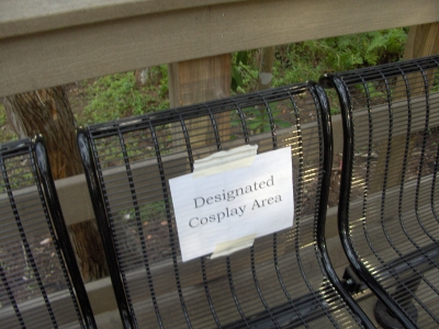 The sign is in place.