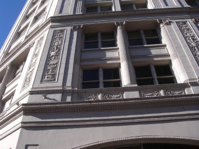 The Warfield Building detail