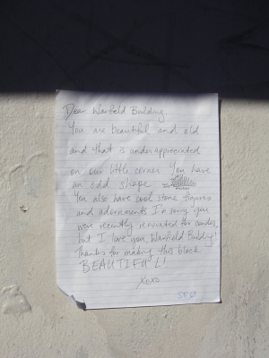 My love letter to the building