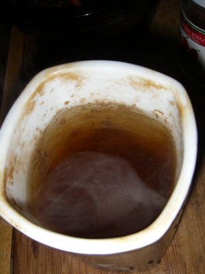 The swirling depths of tea