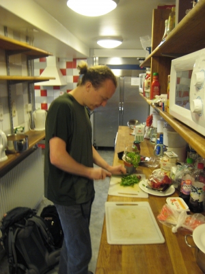 Chef relet preparing the praxis.