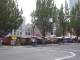 Some of Portland's many food carts.