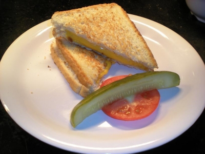 A Grilled Cheese Sandwich