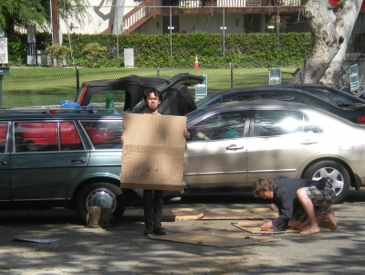 The making of the signs. The making of the signs.