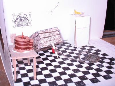 Who wouldn't want a cup of milk with that delcious looking cake?