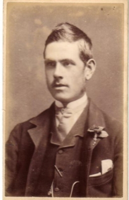 Ambrose Bechtle as a younger gentleman.