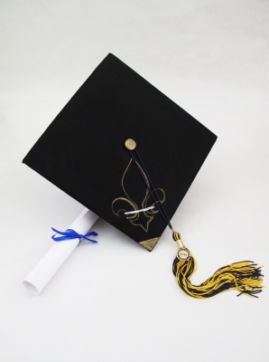 cap and scroll