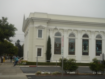 fancy church on corner