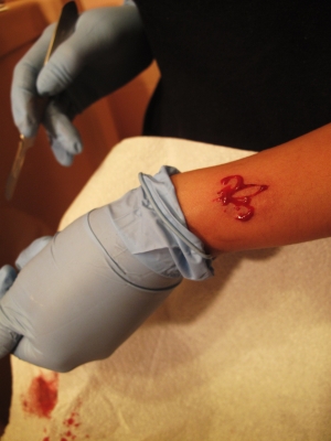 real live blood!