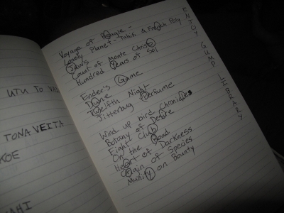 rewriting the final list