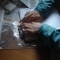 folding to fit plasic sleeve