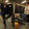 tree pose on moving train