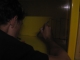 the painting begins