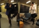 tree pose on moving train