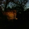 Climbed a tree and wall, snuck through a cemetery.