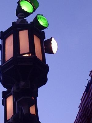 latern with lights at topo mark