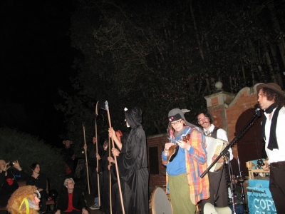 The Grim Reapers danced along The Grim Reapers danced along