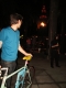 Sean Mahan and the Chaser Bike espy the Ferry Building