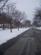 Facing east on Newberry Blvd.