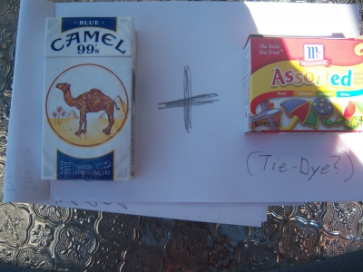 Cigarettes + Food Coloring (Tie-Dye) = ???