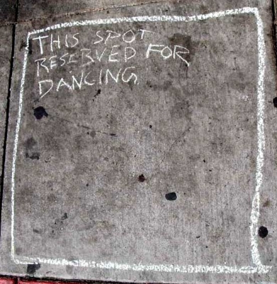 This spot reserved for dancing. This spot reserved for dancing.