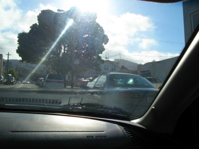 See Sutro? Just to the right of the tree? Sexy bitch...