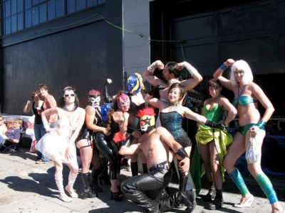 Folsom Failure 1a: 7 Luchadores, Bex and Borchid. Folsom Failure 1a: 7 Luchadores, Bex and Borchid.