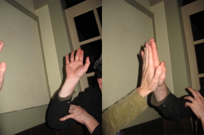 The Blind High Five: Slower, but Louder.