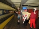 Waiting for the train