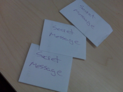 messages ready to go