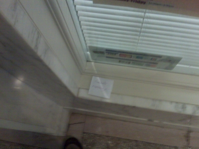 message 1 - window ledge