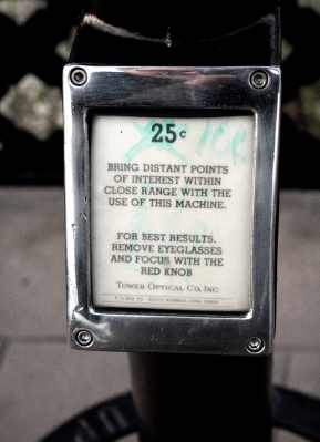 bring distant points of interest within close range with the use of this machine